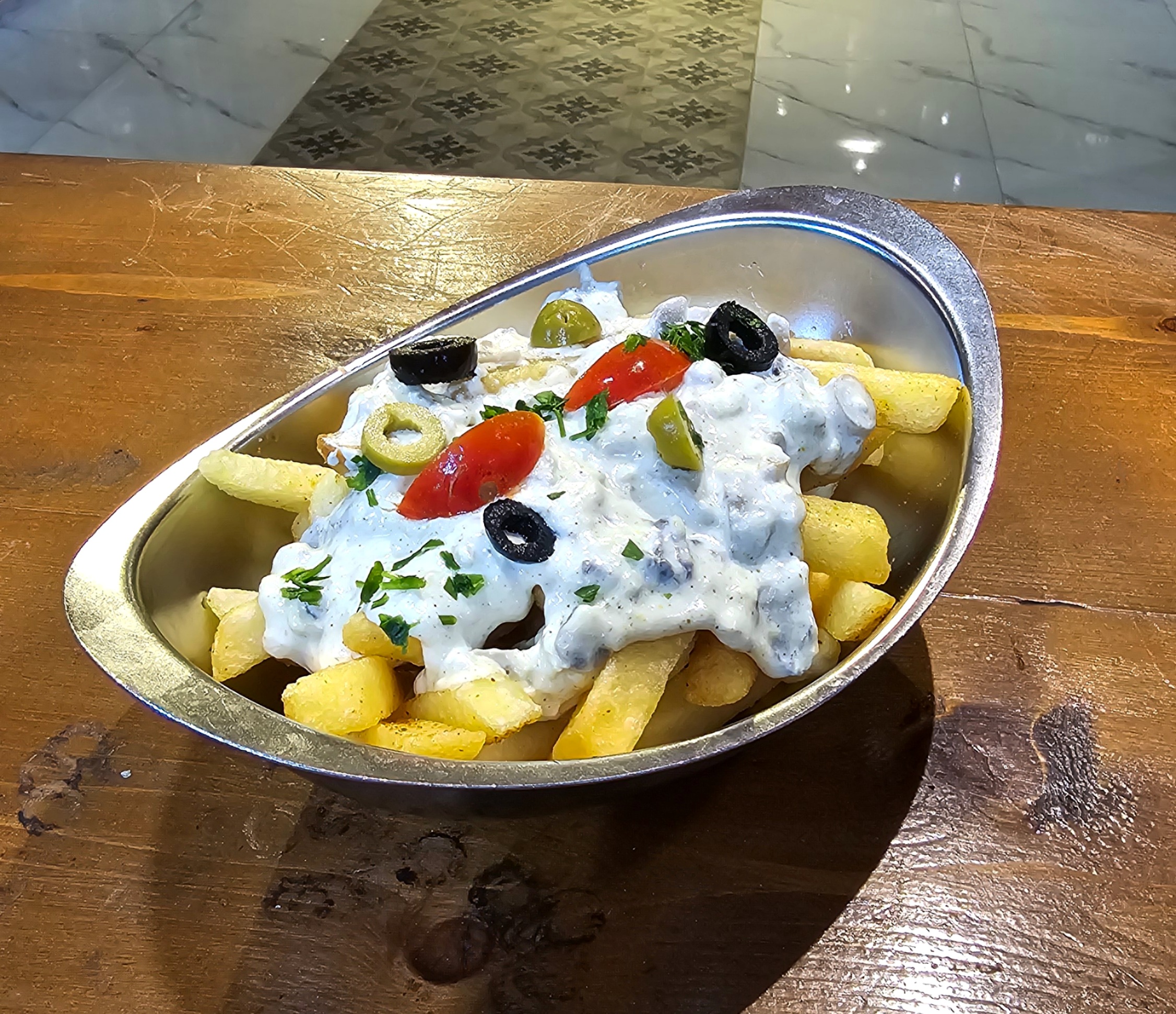 سیب آلفردو(نیم پرسی)